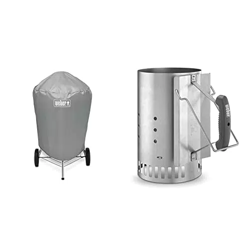 Cheminée d'Allumage Weber Rapidfire avec Housse Standard pour Barbecues Charbon