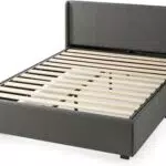 Lit Zinus Maddon avec Rangement Ottoman Gas Lift - Gris foncé