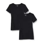 T-shirt Amazon Essentials à Col en V pour Femme