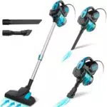 Aspirateur Balai Filaire 600W 18000Pa avec Filtre HEPA - Léger et Portable