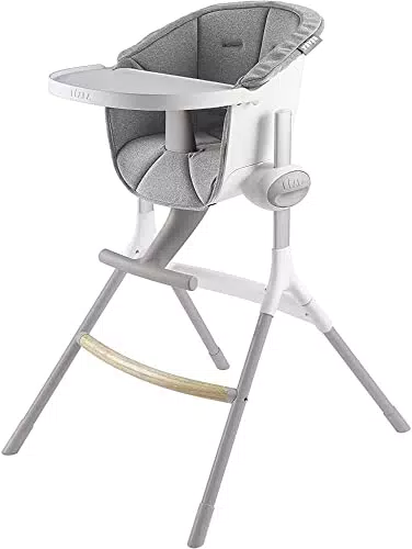 BÉABA, Chaise Haute Up&Down, Made in France, Ergonomique