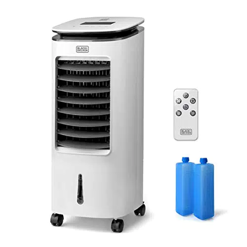 Climatiseur mobile BLACK+DECKER BXAC7E avec télécommande et oscillation