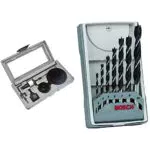 Kit de Scies Cloches Bosch X-Line et Forets à Bois Hélicoïdaux Bosch Professional