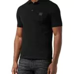 Polo Slim Fit en Coton Stretch BOSS Homme avec Logo Patch