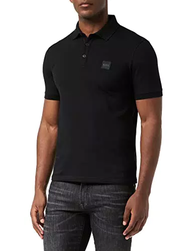 Polo Slim Fit en Coton Stretch BOSS Homme avec Logo Patch