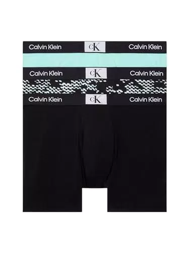 Boxer Brief Calvin Klein pour Homme - Bleu Aquatique