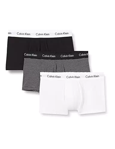 Calvin Klein Boxers Taille Basse pour Homme en Coton-Élasthanne
