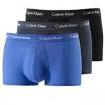 Calvin Klein Boxer Homme Lot De 3 Caleçon Taille Basse Coton Stretch