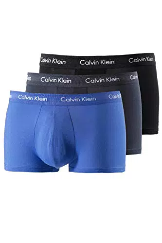 Calvin Klein Boxer Homme Lot De 3 Caleçon Taille Basse Coton Stretch