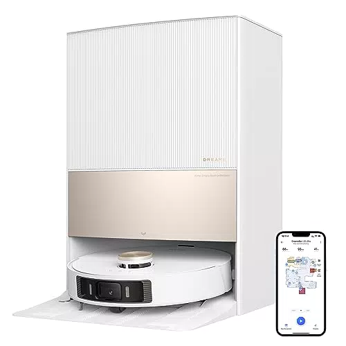 Aspirateur Robot Dreame L20 Ultra avec Technologie MopExtend - Nettoyage Automatique des Sols - Navigation LDS - Station de Charge