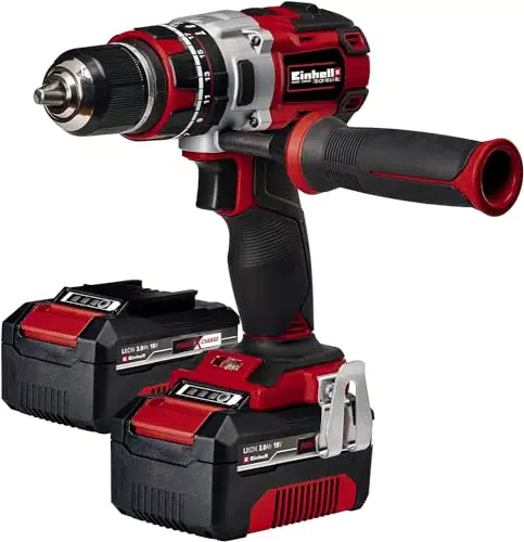 Perceuse Visseuse à percussion sans fil Einhell TE-CD 18 Li-i BL Power X-Change (18 V, Couple 60 Nm, 22 positions)