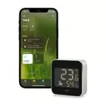Station Météo Connectée Eve Weather avec Technologie Apple HomeKit - Suivi Température, Humidité, Pression Atmosphérique - Bluetooth, Thread