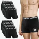 Feynoss Boxers Homme Élastiques Confortables avec Braguette Sport
