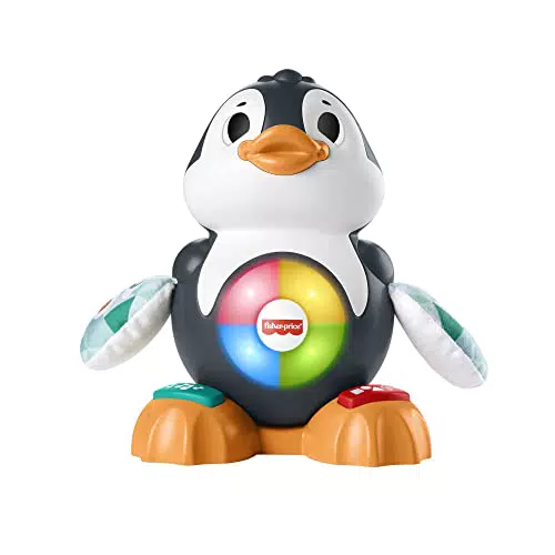 Jouet Parlant Linkimals Valentin le Pingouin Fisher-Price | Jouet Bébé Interactif 9 Mois+