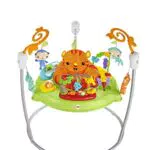 Fisher-Price Jumperoo Jungle - Siège Harnais Sauteur Bébé et Activités