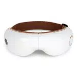 Masseur oculaire visage et yeux Skandas | Vibromassage Lunettes Pliables | Thérapie Pression Chaleur Musique | Correcteur Cernes Haut-parleurs Intégrés