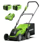 Greenworks Tondeuse à Gazon Sans Fil 40V G40LM35K2X pour Pelouses jusqu'à 400m²