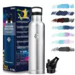 Gourde Isotherme en INOX avec Paille - Idéale pour Sport et Bureau