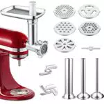 KitchenAid Hachoir à Viande en Métal pour Robot Pâtissier Artisan