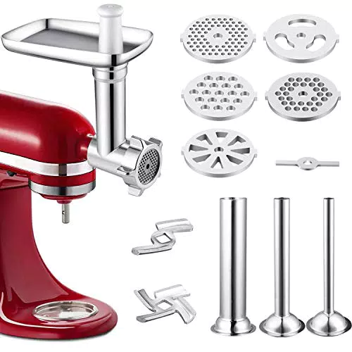 KitchenAid Hachoir à Viande en Métal pour Robot Pâtissier Artisan