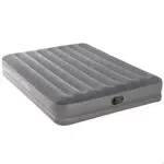 Matelas Gonflable Intex Prestige Mid Rise Flex Pump - 2 personnes - Gonfleur électrique USB - Gris