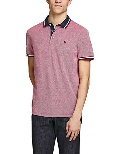 JACK & JONES Polo Classique en Maille Piquée pour Hommes
