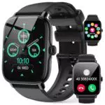 LLKBOHA Montre Connectée Smartwatch avec Appel Bluetooth et Moniteur de Sommeil