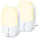 Veilleuses LED Automatiques avec Capteur de Crépuscule - Idéales pour Chambre Bébé