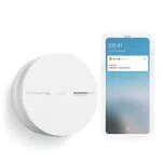 Détecteur de Fumée Intelligent Netatmo: Alarme Incendie Connectée avec Batterie 10 ans - Certifié NF et EN14604