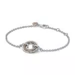 Bracelet Pandora Cercle Bicolore