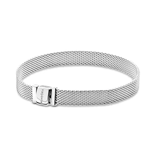 Bracelet Pandora Reflexions en maille tissée en argent