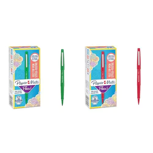 Paper Mate Flair Stylos-Feutres de Coloriage - Pointe Moyenne 0,7 mm