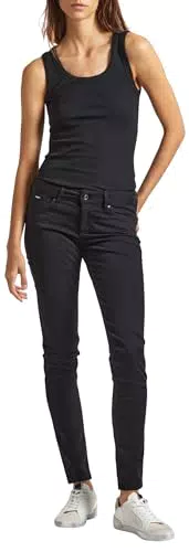 Jean Skinny Pepe Jeans Taille Basse Femme - Modèle PL211705