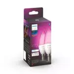 Philips Hue White Ambiance, ampoule LED connectée flamme E14