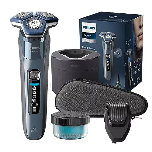 Rasoir Électrique Philips Series 7000 avec Tondeuse Rétractable Intégrée