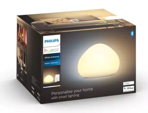Philips Wellner Lampe à poser 9,5W - Télécommande, compatible Bluetooth, Alexa, Google Assistant