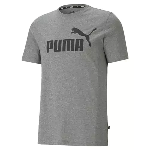 T-shirt PUMA Ess Logo pour Homme - Gris