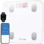 RENPHO Balance Pèse Personne Électronique, Pèse Personne Impédancemètre Rechargeable USB