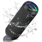 RIENOK Enceinte Portable Bluetooth 30W, Basses Renforcées, IPX7, 30H d'Autonomie