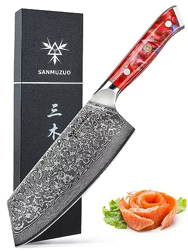 Couteau de Cuisine Professionnel en Acier Damas VG-10 - Xuan Série
