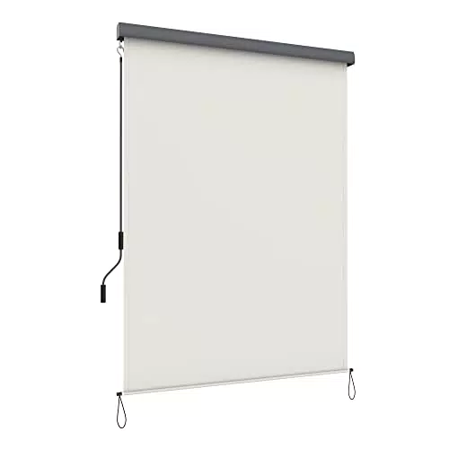 Paravent Rétractable SONGMICS pour Extérieur avec Boîtier - Protection de Vie Privée