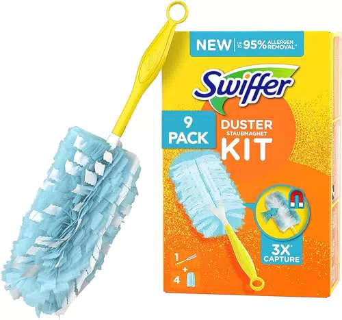 Swiffer Kit de Dépoussiérage Attrape-Poussière avec Recharges Plumeau