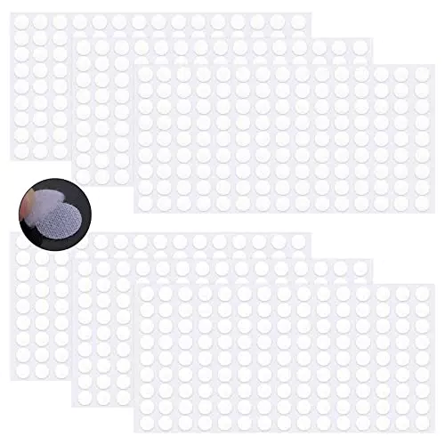 Talifoca Autocollants Ronds Adhésifs Hook & Loop pour Projets Créatifs