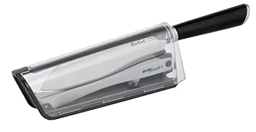 Tefal Couteau de cuisine Santoku 16, 5 cm, Multiusages