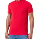 Polo Slim Tommy Hilfiger Mao Homme - Rouge