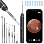 Caméra d'oreille Wifi HD 1080P VITCOCO avec 6 LED pour Smartphones et Tablettes - Étanche IP67