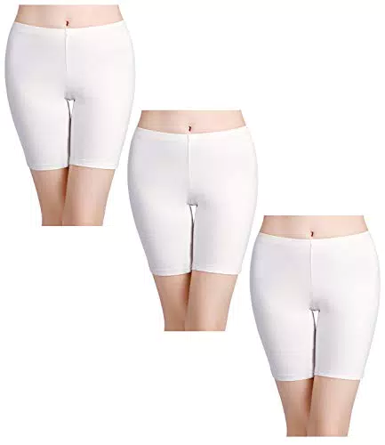 wirarpa Lot de Culottes Longues de Type Boxers pour Femme en Coton Anti-frottements - - 3XL