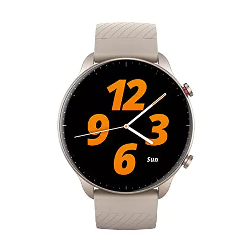 Montre Connectée Amazfit GTR 2 Homme avec GPS, 90+ Modes Sportifs, SpO2, Fréquencemètre Cardiaque, Suivi du Sommeil, Alexa - Noir