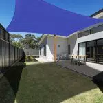 Ankuka Voile d'ombrage rectangulaire imperméable anti-UV pour jardin et terrasse