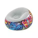 Bestway Fauteuil gonflable confortable pour détente et loisirs